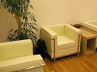 座り心地のよいソファ